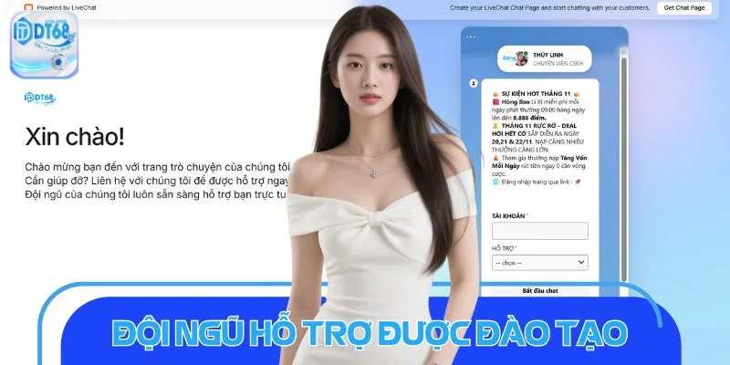 Bộ phận CSKH DT68 được đào tạo bài bản và chuyên nghiệp