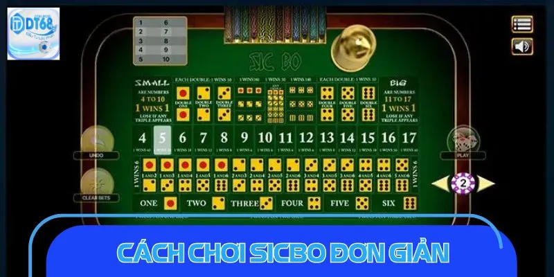 Thực hành cách chơi sicbo đơn giản nhất