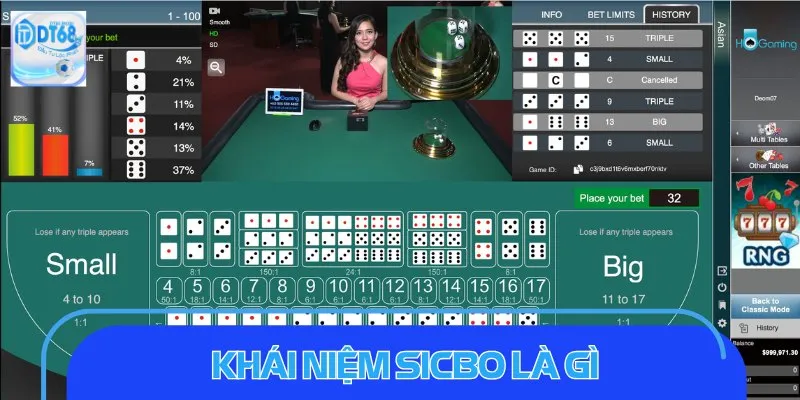 Khái niệm sicbo là gì dành cho tân thủ
