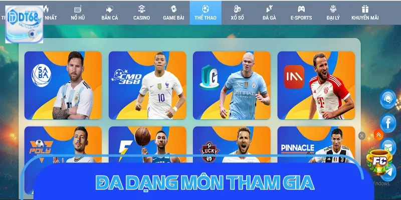 Người chơi có nhiều lựa chọn khi tham gia sảnh cược