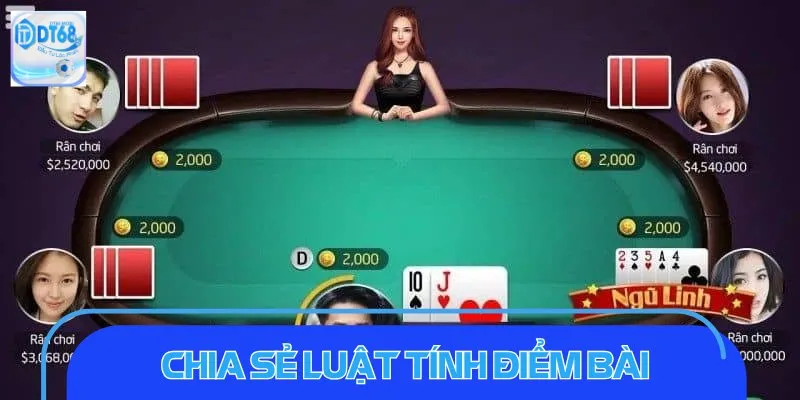 Chia sẻ luật tính điểm bài siêu đơn giản